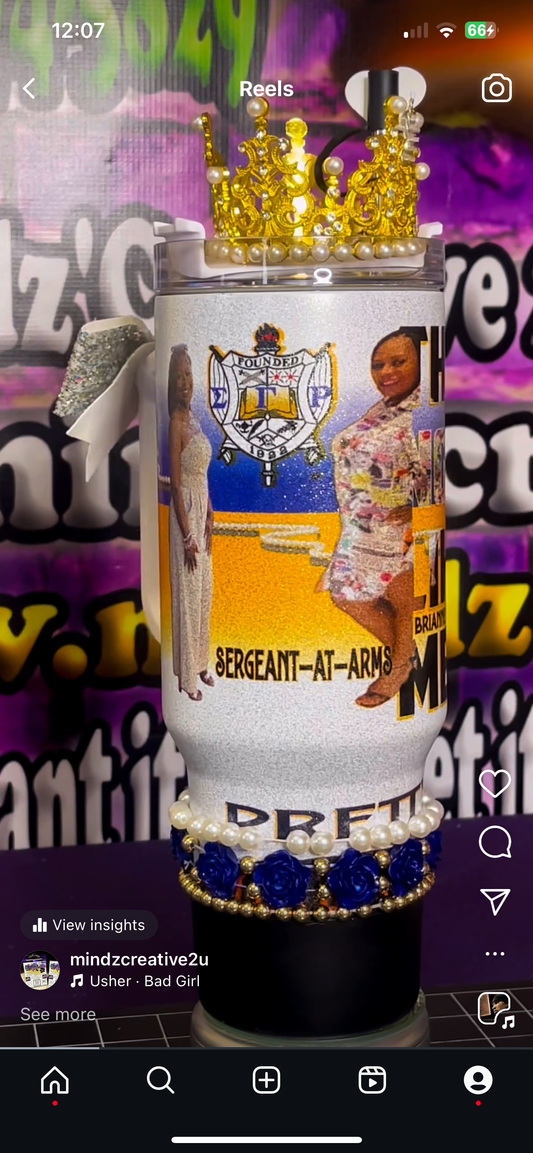 Sigma Gamma Rho 40oz Tumbler