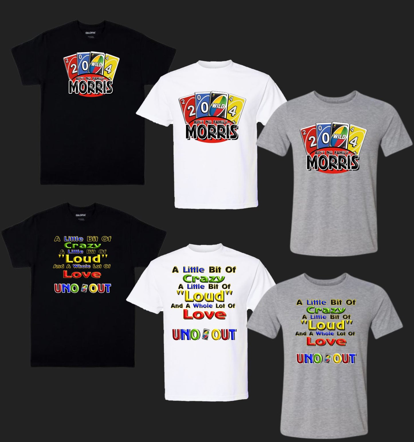 Morris Family Picinic 2024 Color Shirts