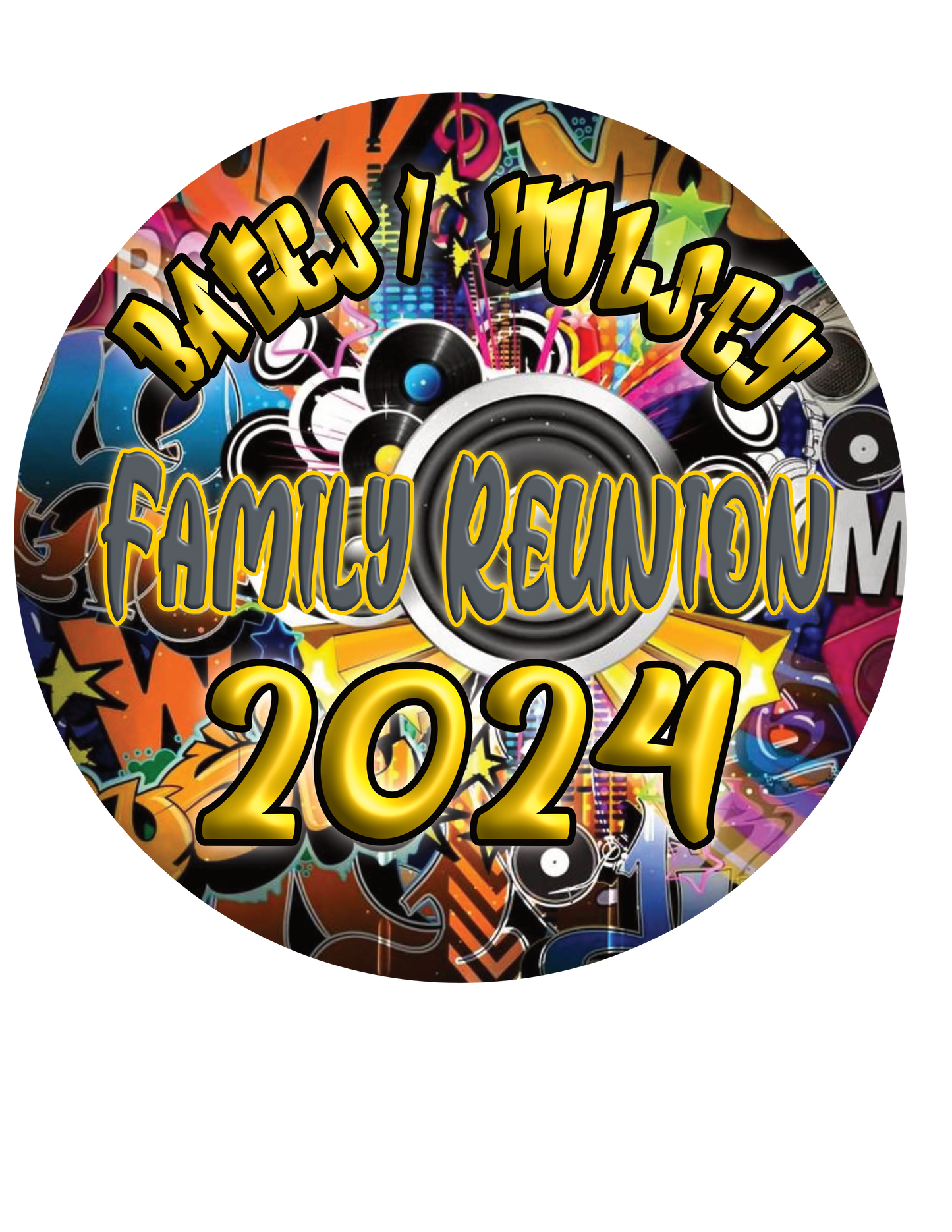 Bates/Hulsey Family Reunion Button 2024